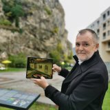 Jean-Marie Bucher, le concepteur de l'application de réalité augmentée ARcheoSion